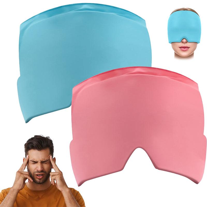 Headache and Migraine Relief Cap - Ice Mask or Hat for Migraines Tension Relief Dark and Cool Cap Hot Sale - Tophatter Daily Deals