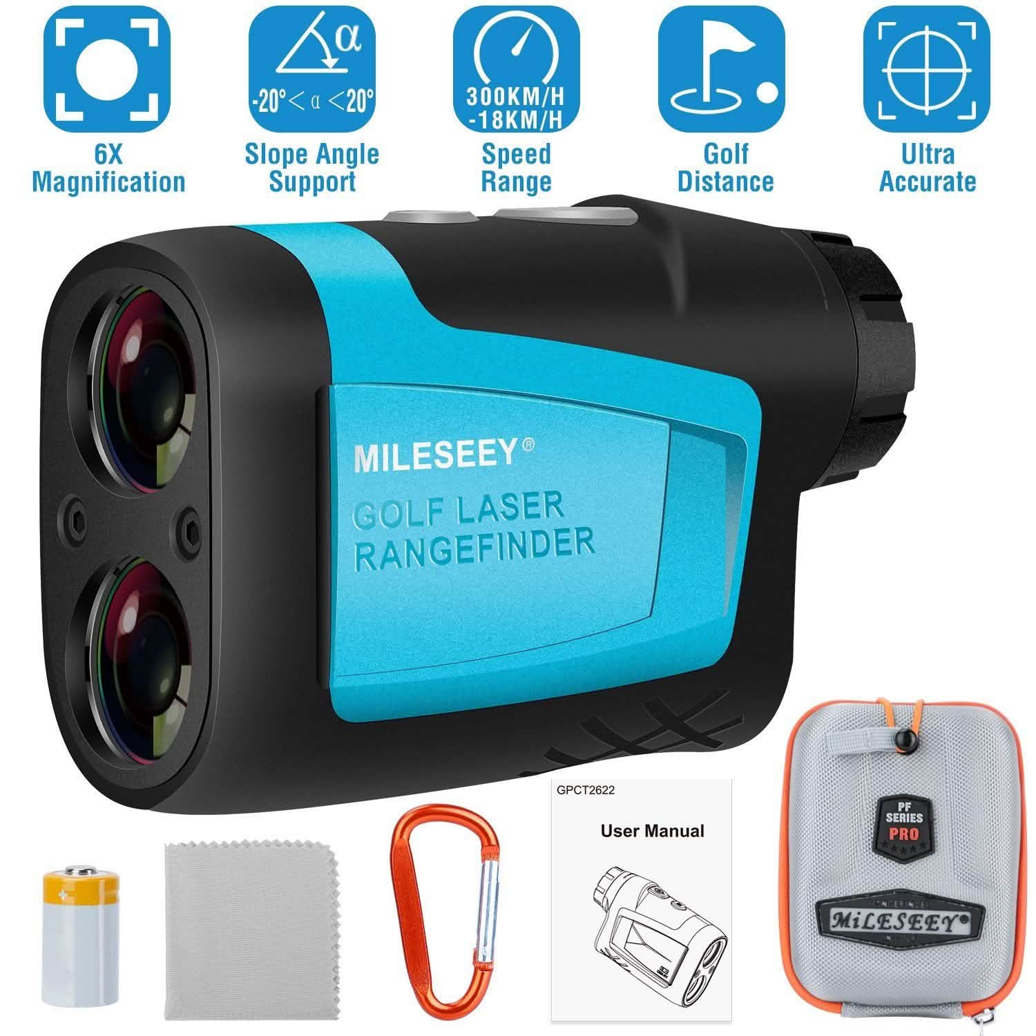 Mileseey Professional Precision Laser Golf Rangefinder Outdoor Recreation - Tophatter Daily Deals