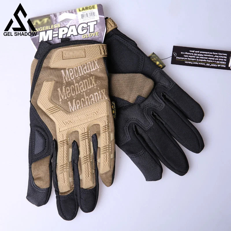 Military Tactical Full Finger Gloves Special Forces Sand - Tophatter Daily Deals