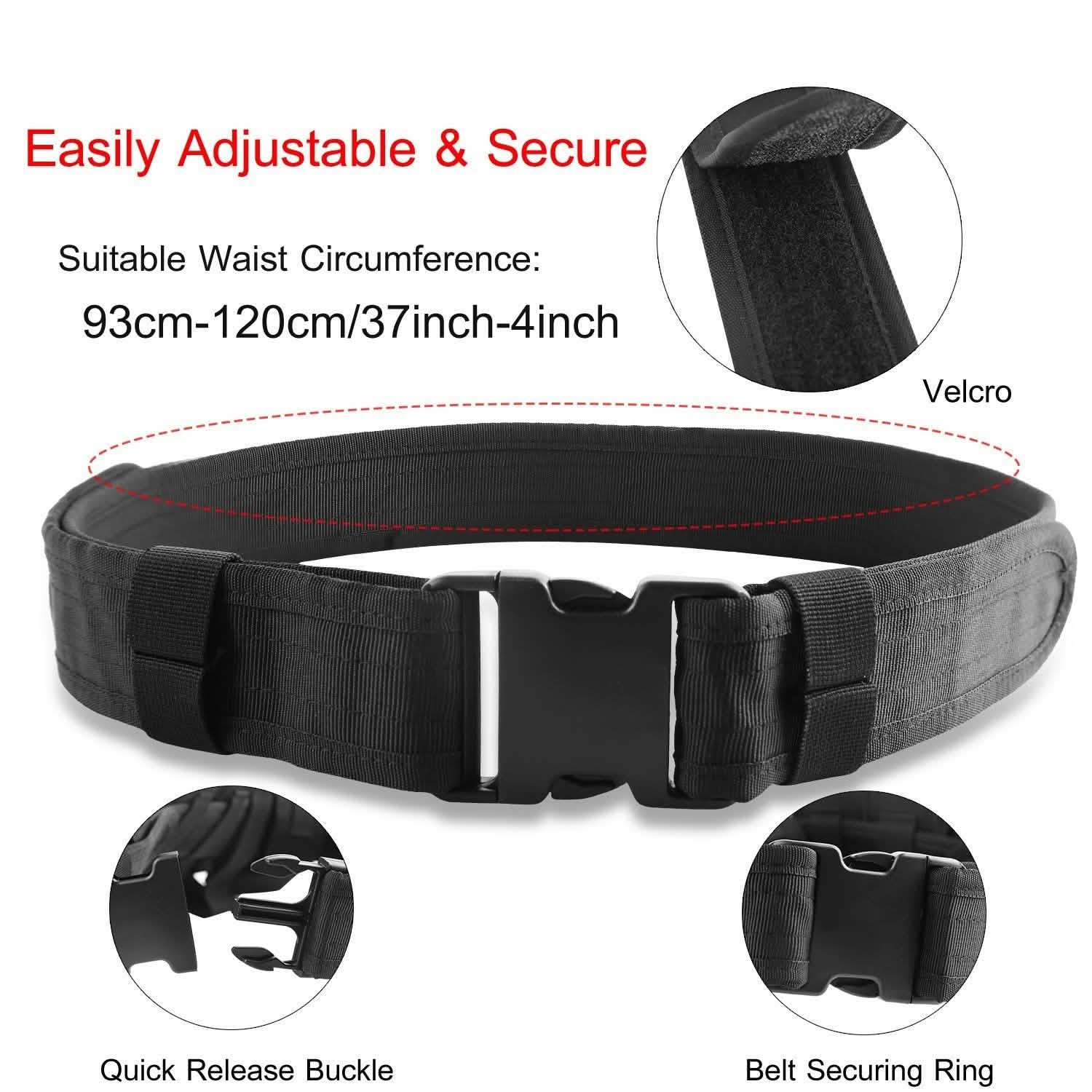 Military Utility Tactical Belt Tactical & Self Defense - Tophatter Daily Deals