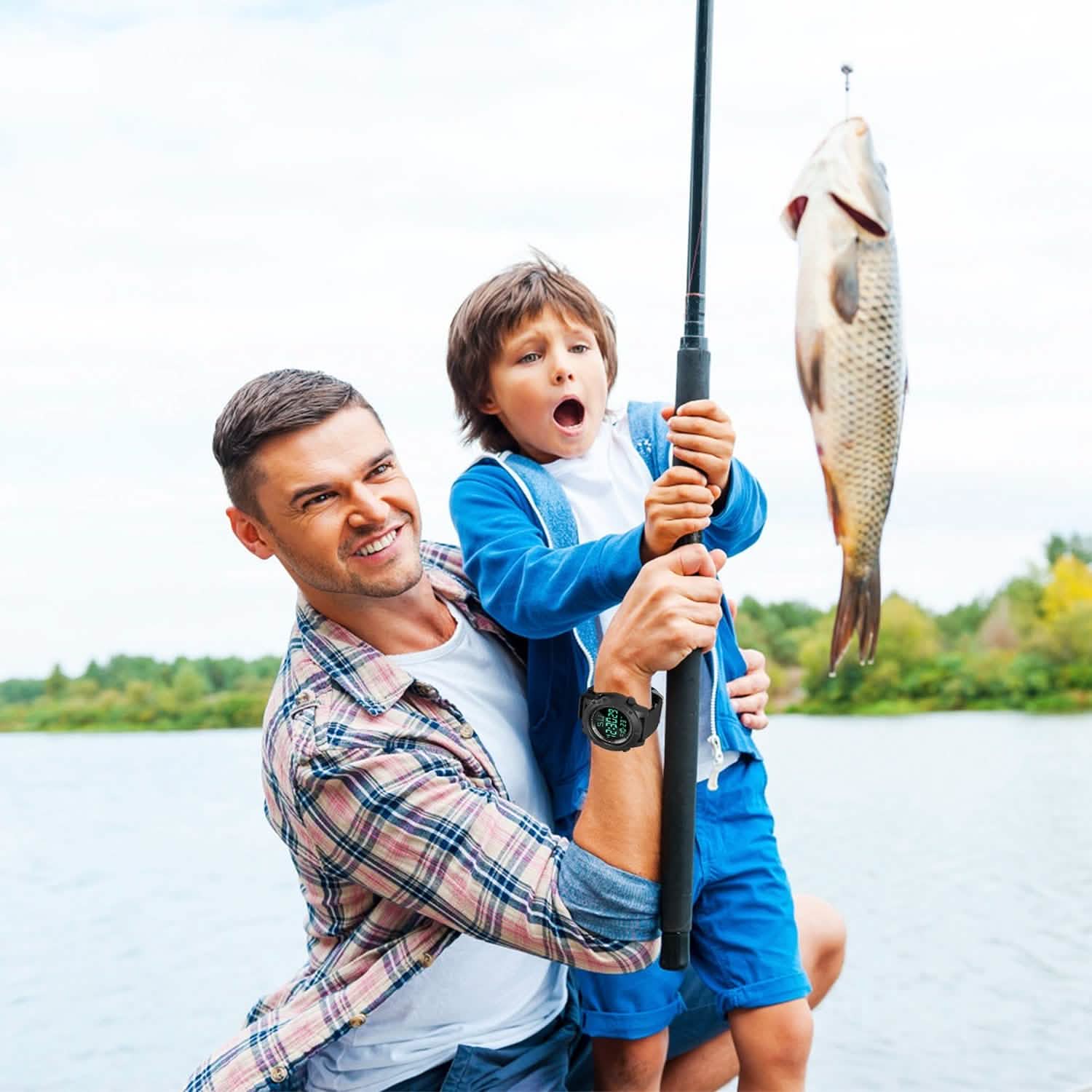 Military Wrist Watch with LED Backlight Watches - Tophatter Daily Deals