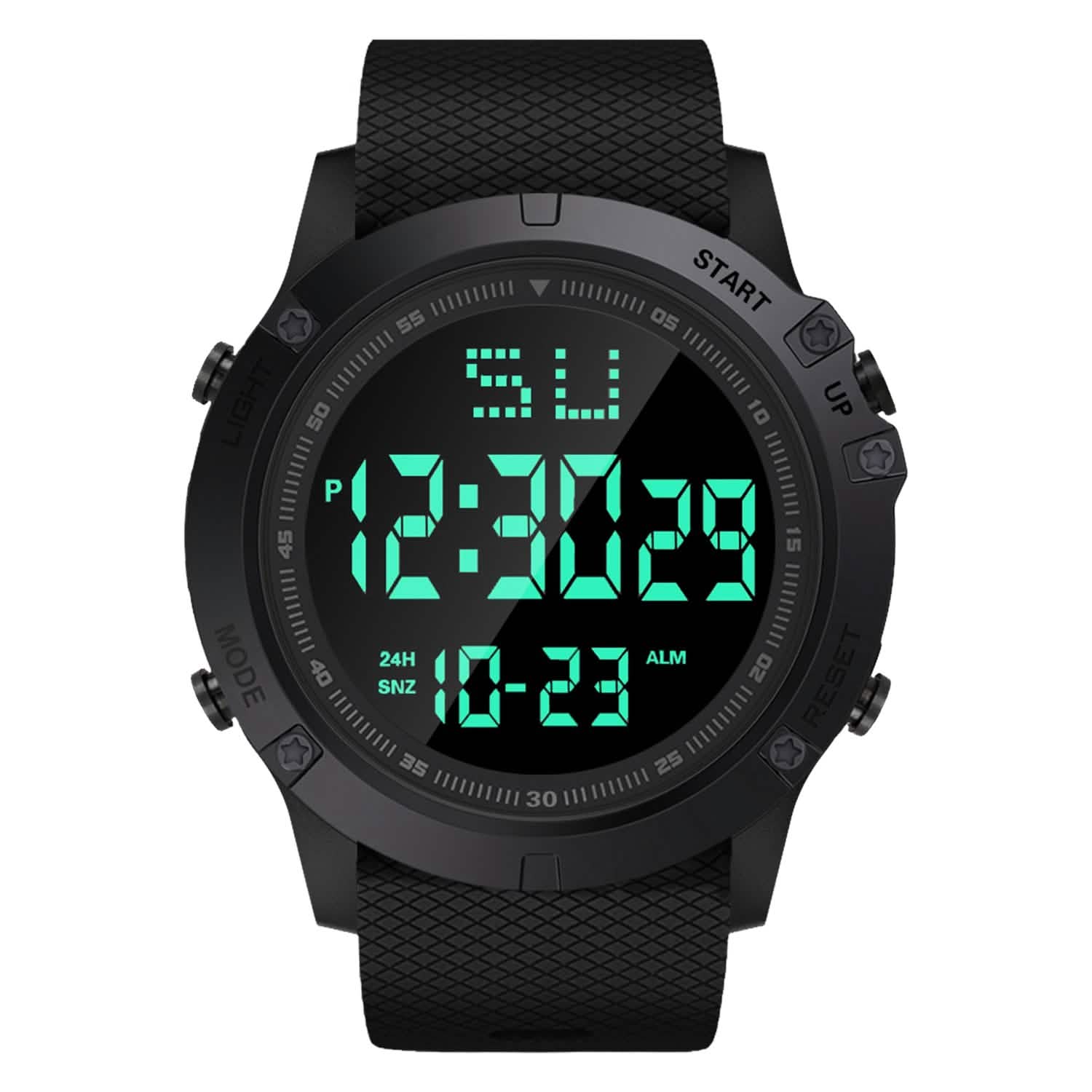 Military Wrist Watch with LED Backlight Watches - Tophatter Daily Deals