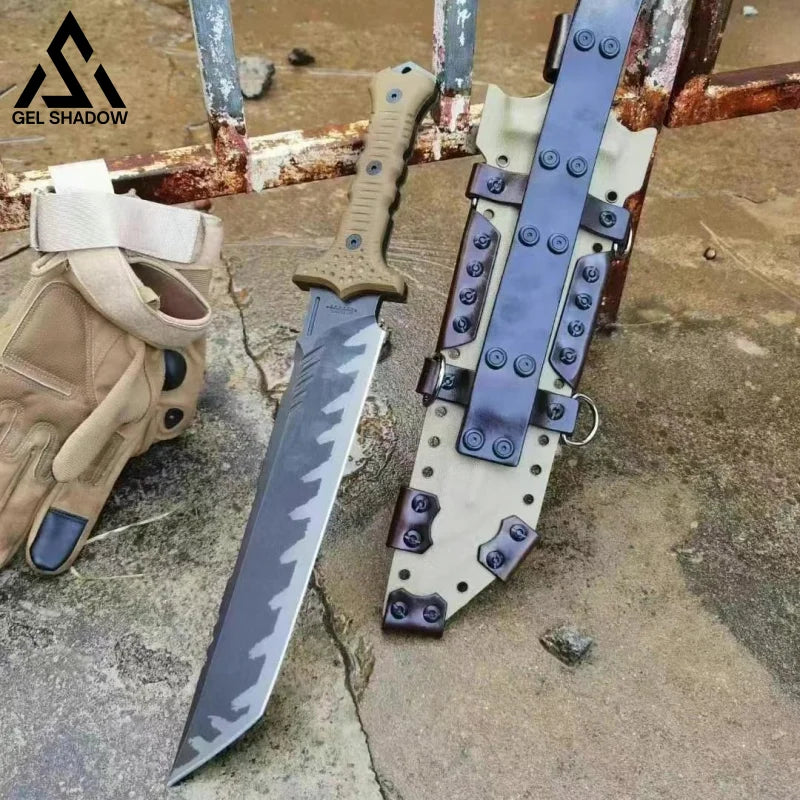Miller M17 Survival Knife Heavy-duty Sword-GS98 Desert KNIVES - Tophatter Daily Deals
