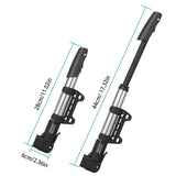 Mini Bike Pump Portable Bicycle Tire Inflator Outdoor Recreation - Tophatter Daily Deals