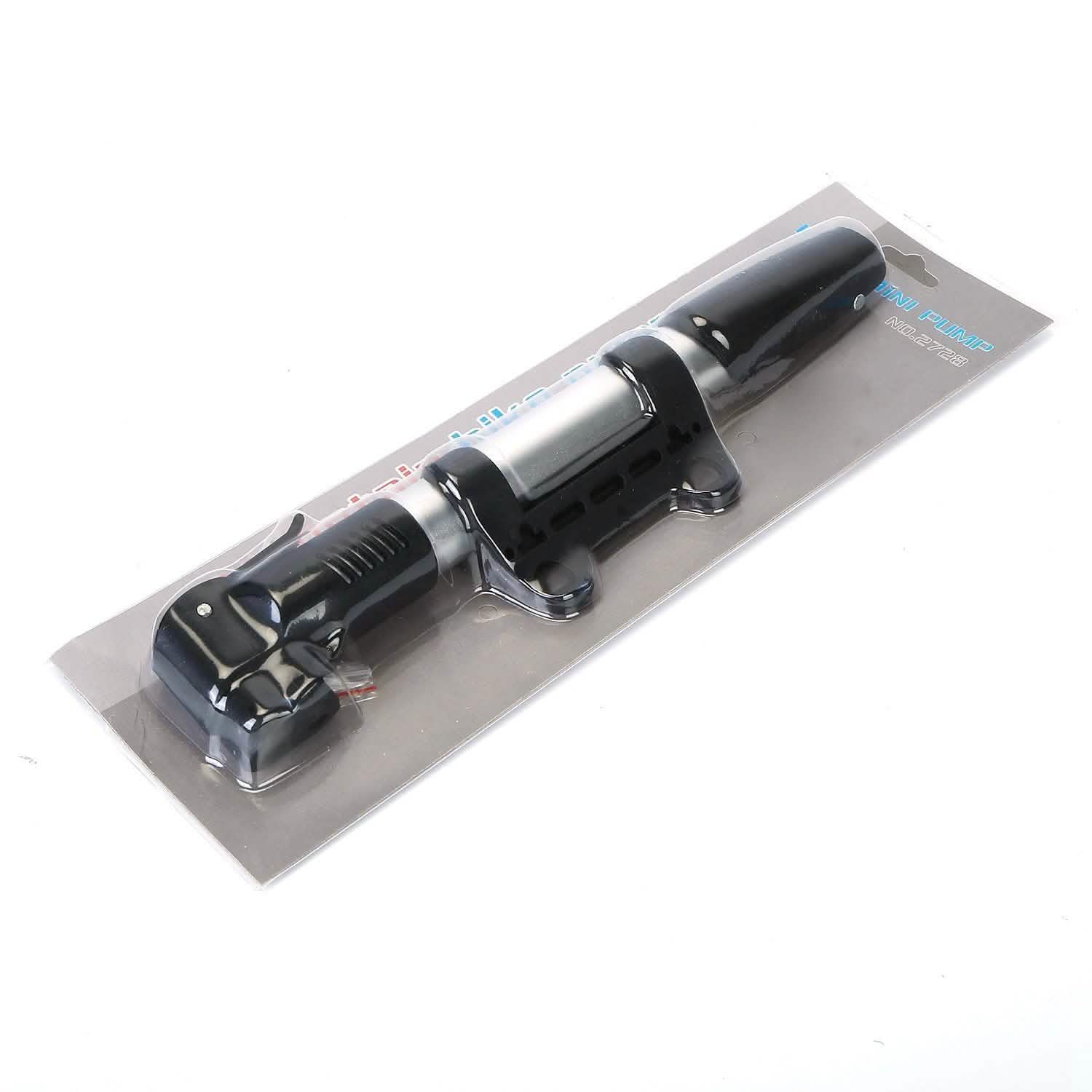 Mini Bike Pump Portable Bicycle Tire Inflator Outdoor Recreation - Tophatter Daily Deals