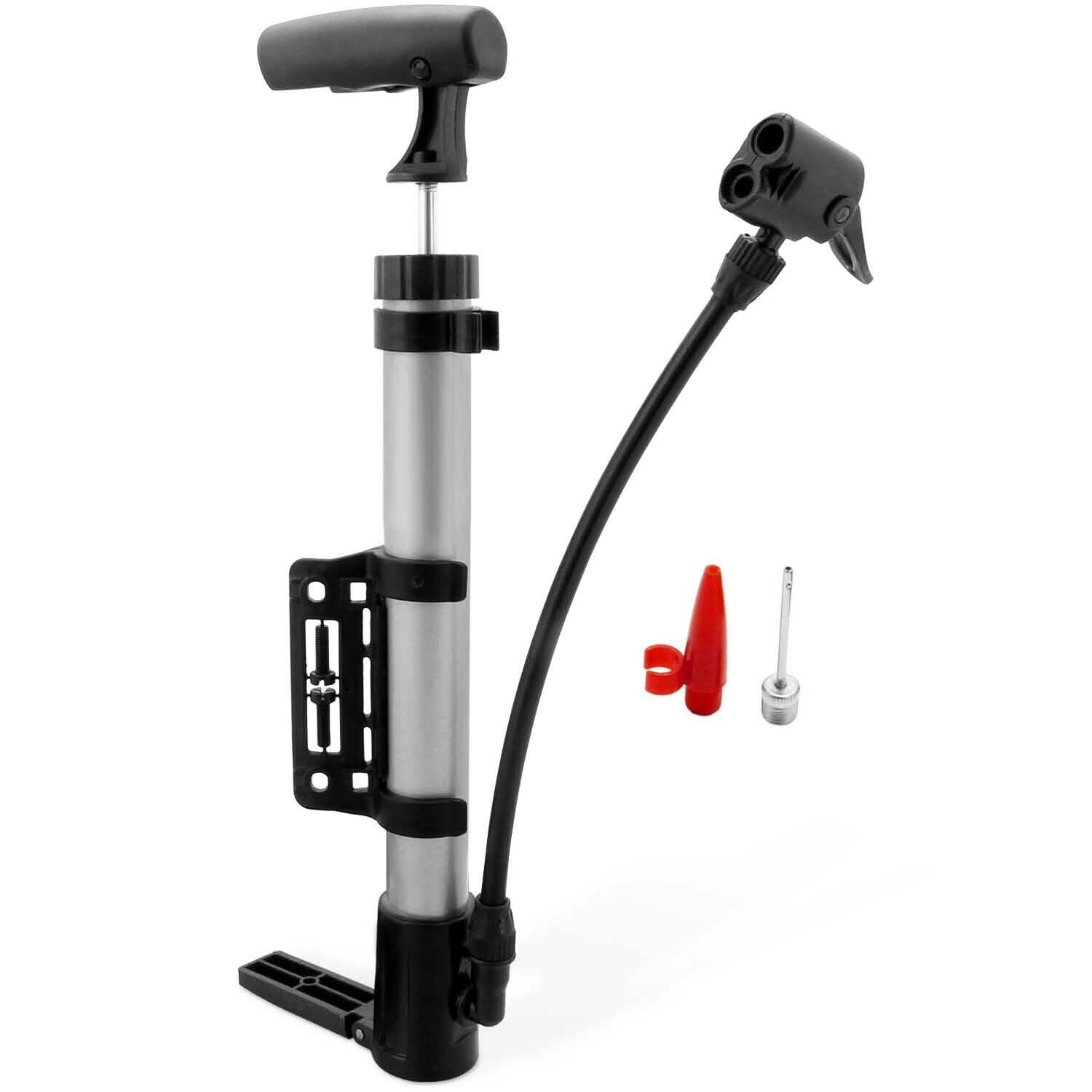 Mini Bike Pump Portable Bicycle Tire Inflator Outdoor Recreation - Tophatter Daily Deals