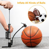 Mini Bike Pump Portable Bicycle Tire Inflator Outdoor Recreation - Tophatter Daily Deals