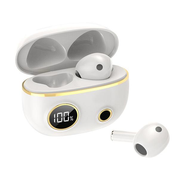 Mini Bluetooth Earphone True Wireless Earbuds White In-Ear Headphones - Tophatter Daily Deals