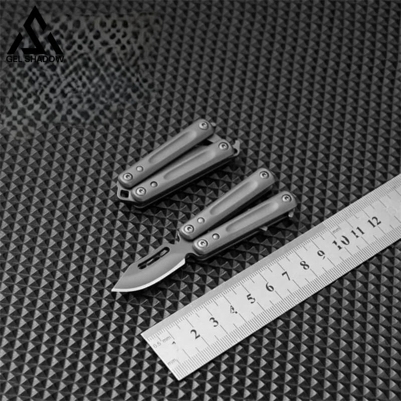 Mini Butterfly Knife Keychain-GS116 Pocket Knives - Tophatter Daily Deals