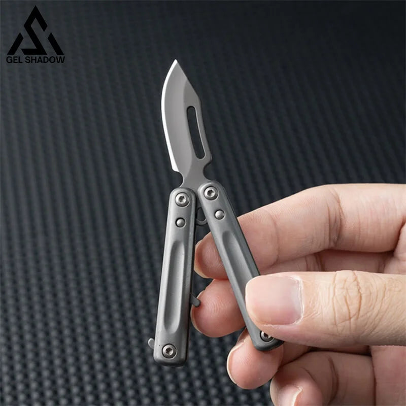 Mini Butterfly Knife Keychain-GS116 Pocket Knives - Tophatter Daily Deals