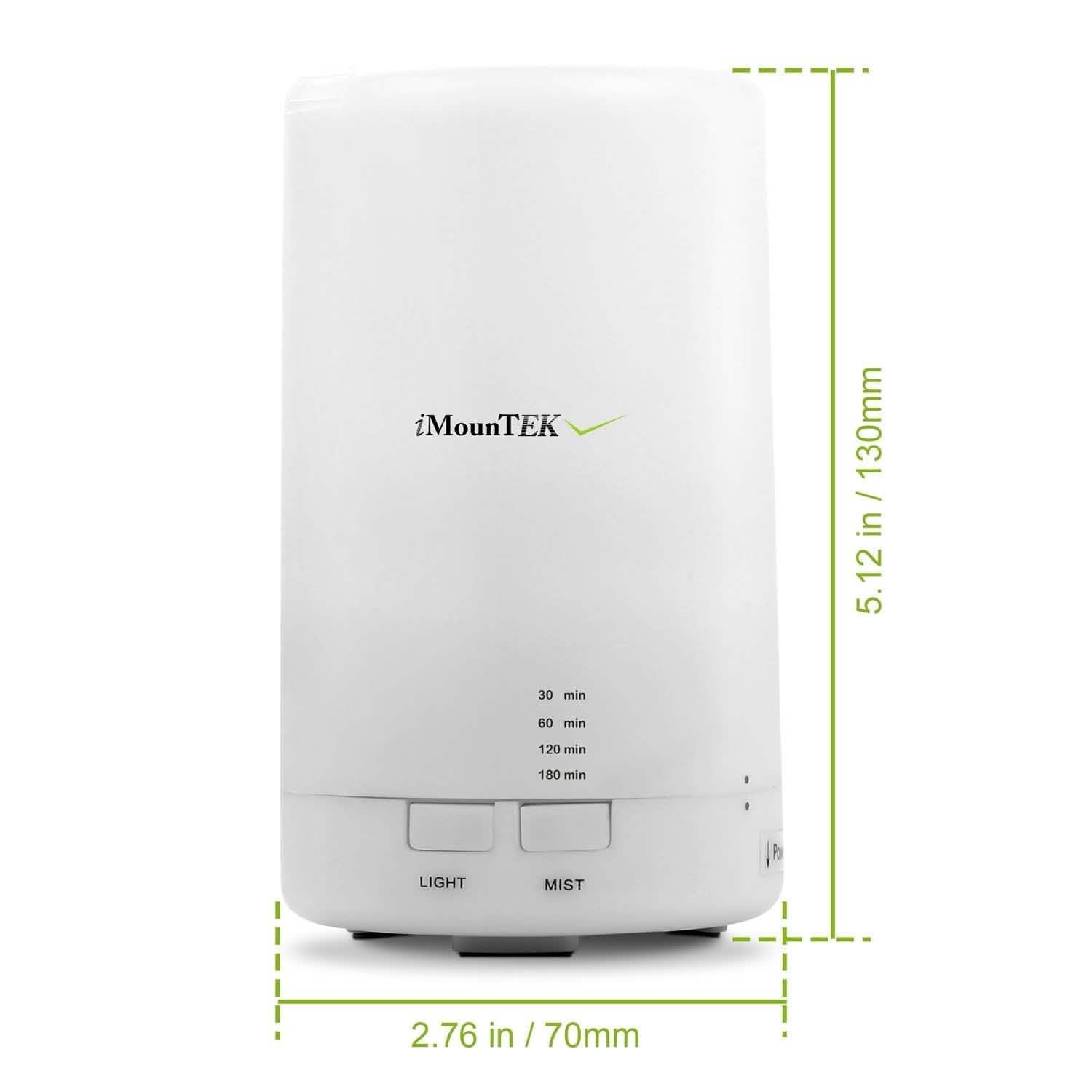 Mini Cool Mist Humidifier with 7 Color LED Lights Health & Wellness - Tophatter Daily Deals
