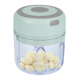 Mini Electric Cordless Garlic Chopper Green Kitchen Tools & Gadgets - Tophatter Daily Deals