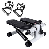 Mini Fitness Stepper with 2 Resistance Bands LCD Monitor Fitness & Exercise - Tophatter Daily Deals