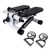 Mini Fitness Stepper with 2 Resistance Bands LCD Monitor Fitness & Exercise - Tophatter Daily Deals