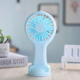 Mini Handheld Fan Blue Household Appliances - Tophatter Daily Deals