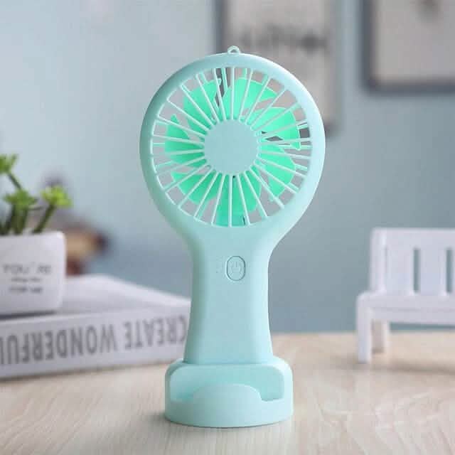 Mini Handheld Fan Green Household Appliances - Tophatter Daily Deals