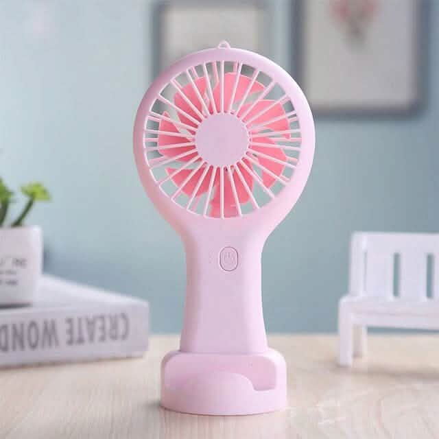 Mini Handheld Fan Pink Household Appliances - Tophatter Daily Deals