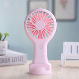 Mini Handheld Fan Pink Household Appliances - Tophatter Daily Deals