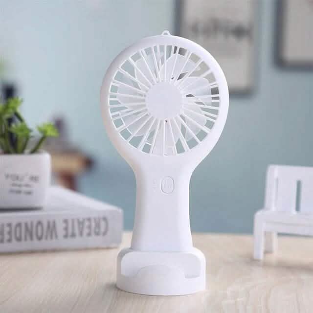 Mini Handheld Fan White Household Appliances - Tophatter Daily Deals