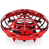 Mini Helicopter UFO RC Drone Infraed Hand Sensing Aircraft Red Toys & Games - Tophatter Daily Deals