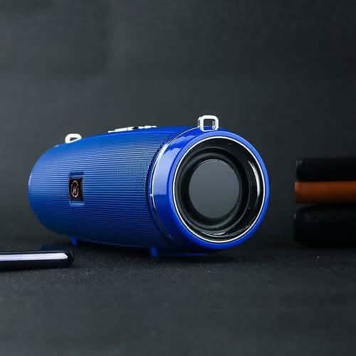 Mini I2 Wireless Bluetooth Speaker with Microphone Blue Bluetooth Speakers - Tophatter Daily Deals