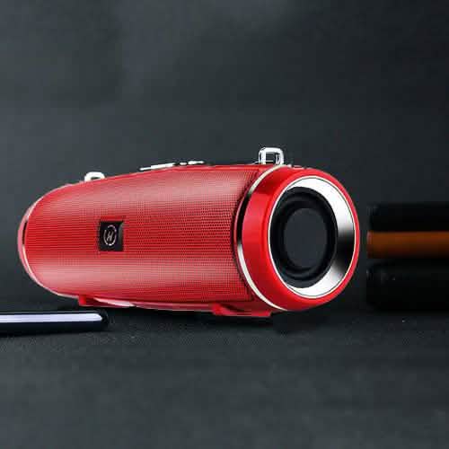 Mini I2 Wireless Bluetooth Speaker with Microphone Red Bluetooth Speakers - Tophatter Daily Deals
