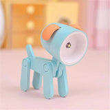 Mini LED Desk Lamp Dog Blue Indoor Lighting - Tophatter Daily Deals