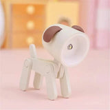 Mini LED Desk Lamp Dog White Indoor Lighting - Tophatter Daily Deals