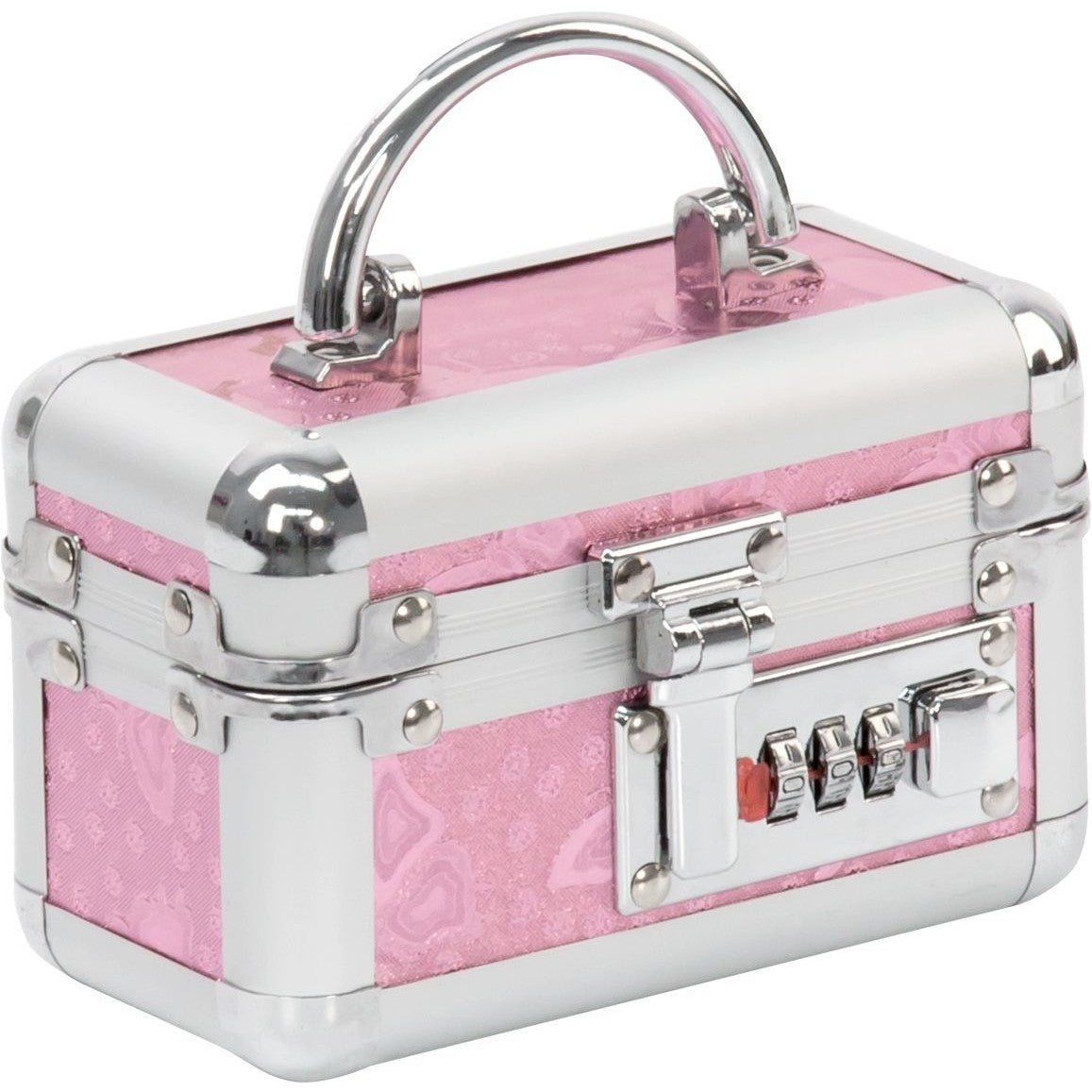 Lockable Small Vibrator Case in Pink Storage Case - Tophatter Daily Deals