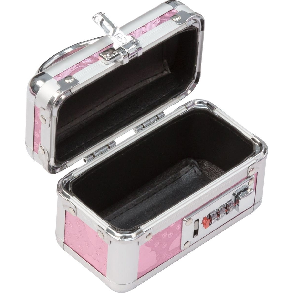 Lockable Small Vibrator Case in Pink Storage Case - Tophatter Daily Deals