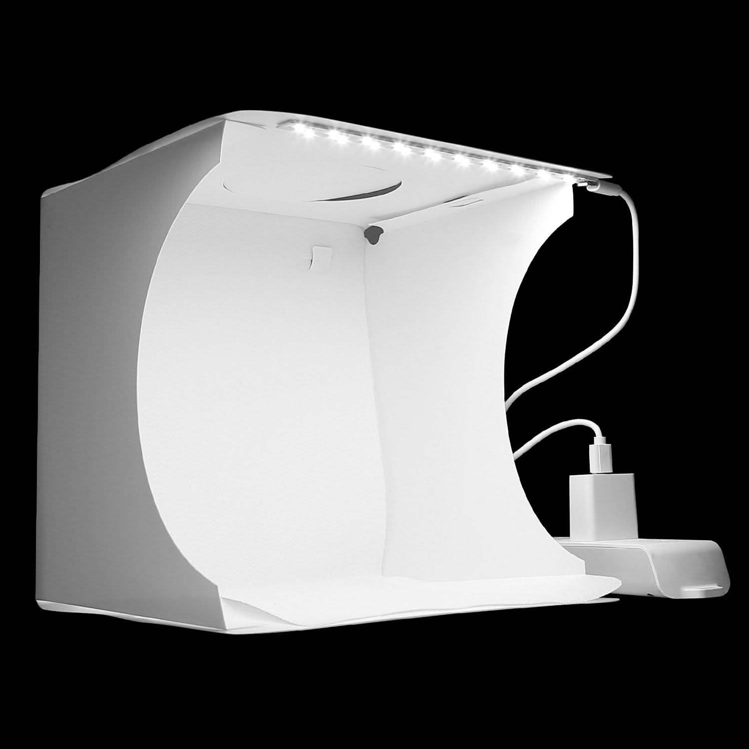 Mini Photo Studio Box Photography with 6 Color Backdrops Cameras & Drones - Tophatter Daily Deals