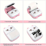 Mini Pocket Wireless BT Thermal Inkless Printer for Smartphones Portable Printer - Tophatter Daily Deals