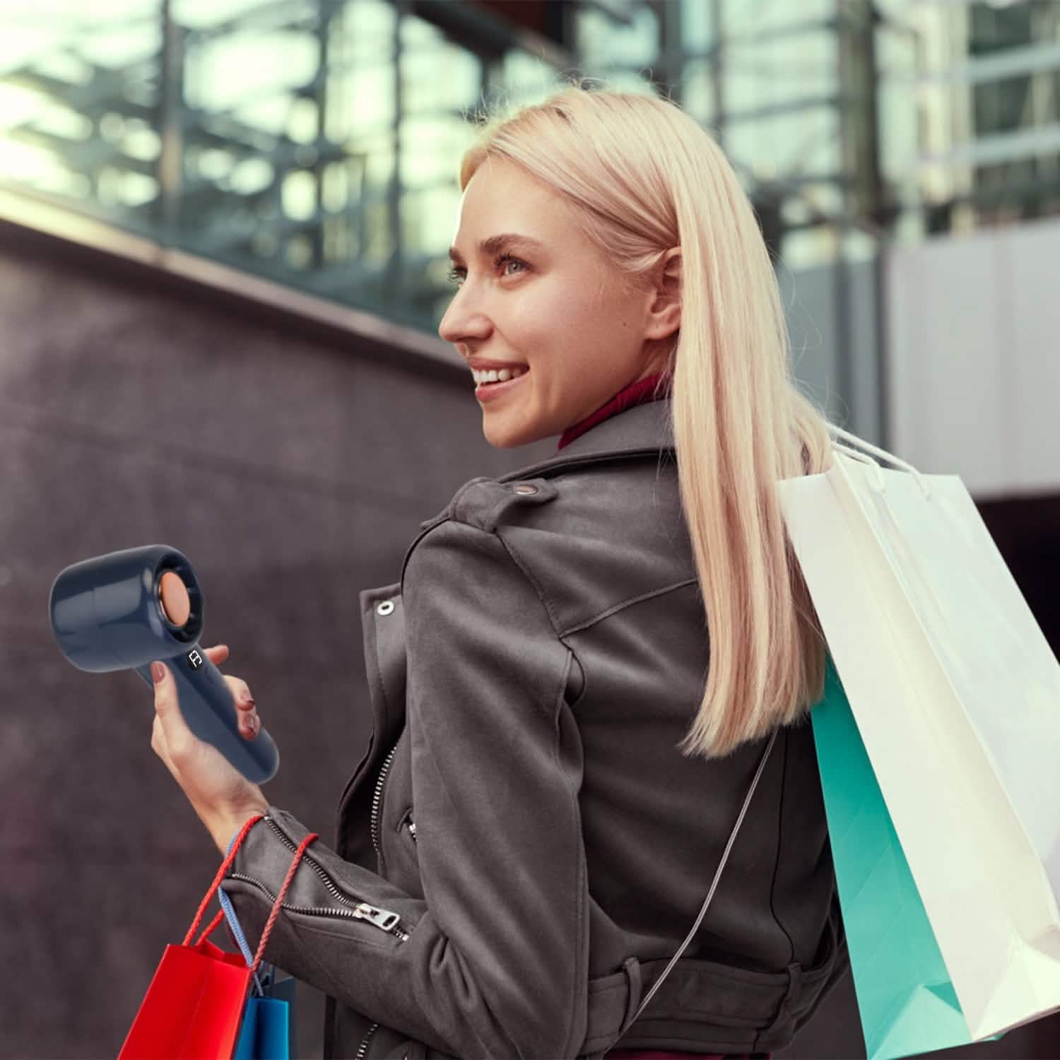 Mini Portable USB Rechargeable Handheld Cooling Fan Household Appliances - Tophatter Daily Deals