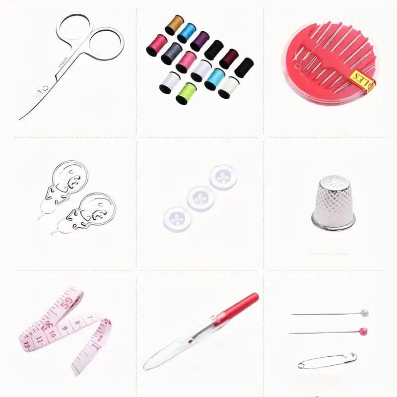 Mini Travel Sewing Kit Fabric Repair Set School, Office & Art Supplies - Tophatter Daily Deals