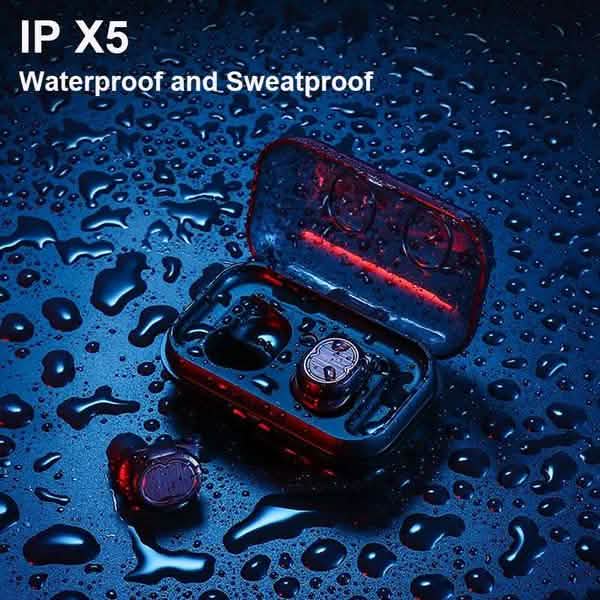Mini True Wireless Earbuds TWS Touch Control Bluetooth 5.0 Headphone In-Ear Headphones - Tophatter Daily Deals