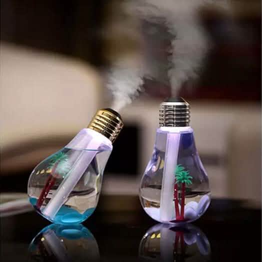 Mini USB Bulb Aromatherapy Diffuser with LED Lights Health & Wellness - Tophatter Daily Deals