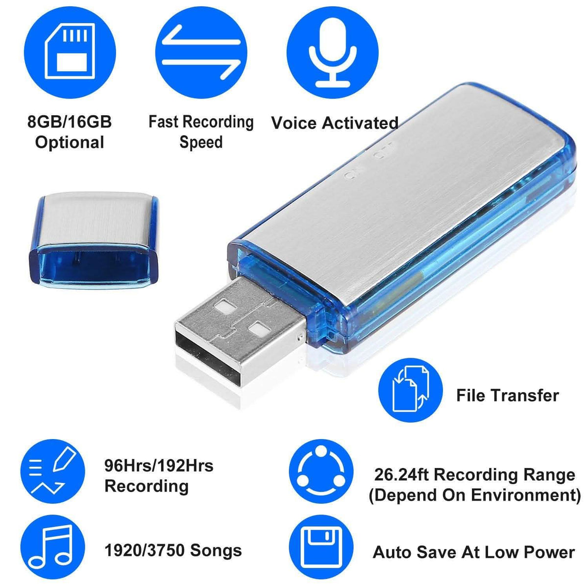 Mini Voice Digital Sound Recorder Audio Accessories - Tophatter Daily Deals