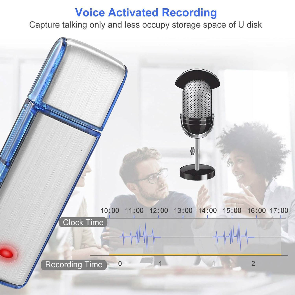 Mini Voice Digital Sound Recorder Audio Accessories - Tophatter Daily Deals
