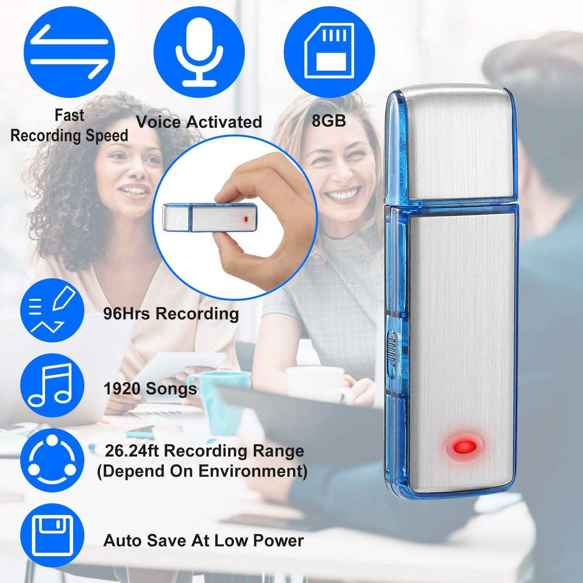 Mini Voice Digital Sound Recorder Audio Accessories - Tophatter Daily Deals