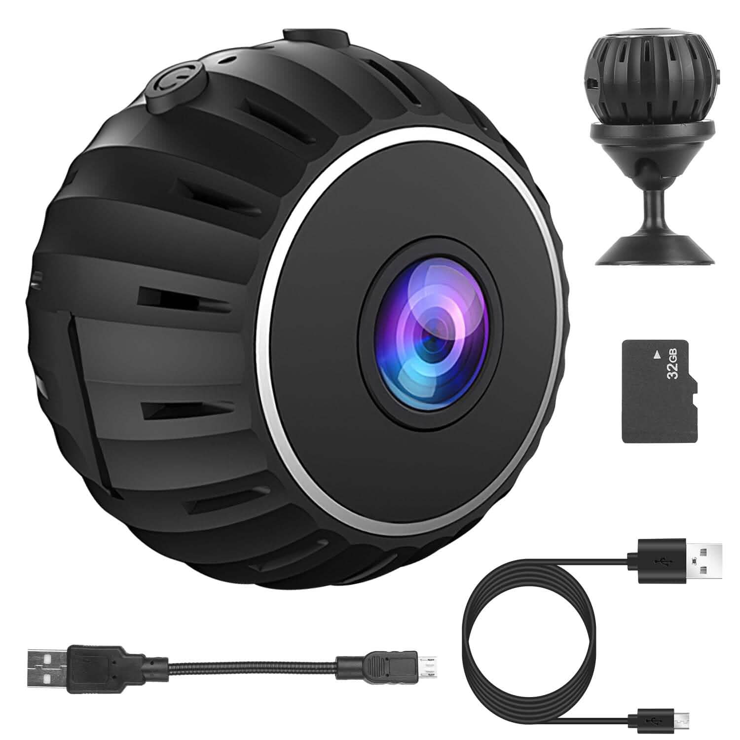 Mini Wireless Camera Wifi IR Night Vision HD 1080P Home Security Smart Home & Security - Tophatter Daily Deals