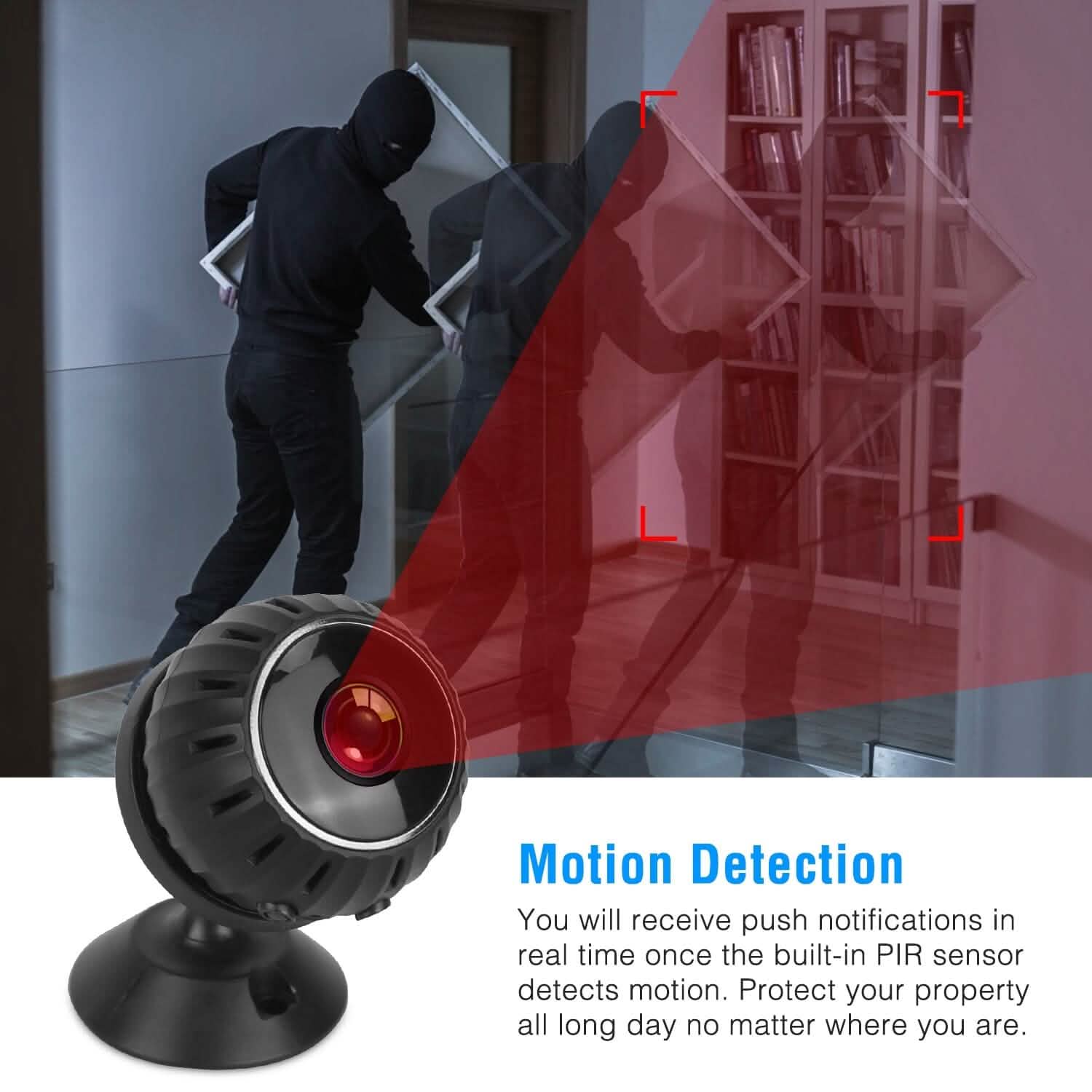 Mini Wireless Camera Wifi IR Night Vision HD 1080P Home Security Smart Home & Security - Tophatter Daily Deals