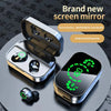 Mini Wireless Earbuds with Digital Display - True Wireless Stereo Earphones In-Ear Headphones - Tophatter Daily Deals