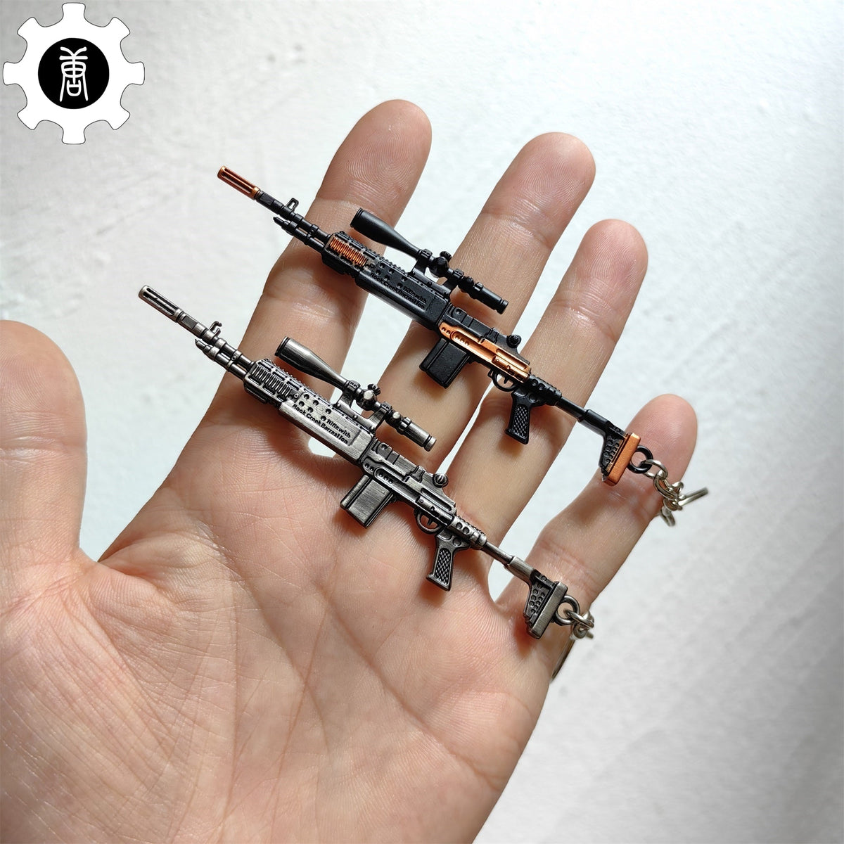 Mini M14 Sniper Rifle Metal Keychain - Tophatter Daily Deals