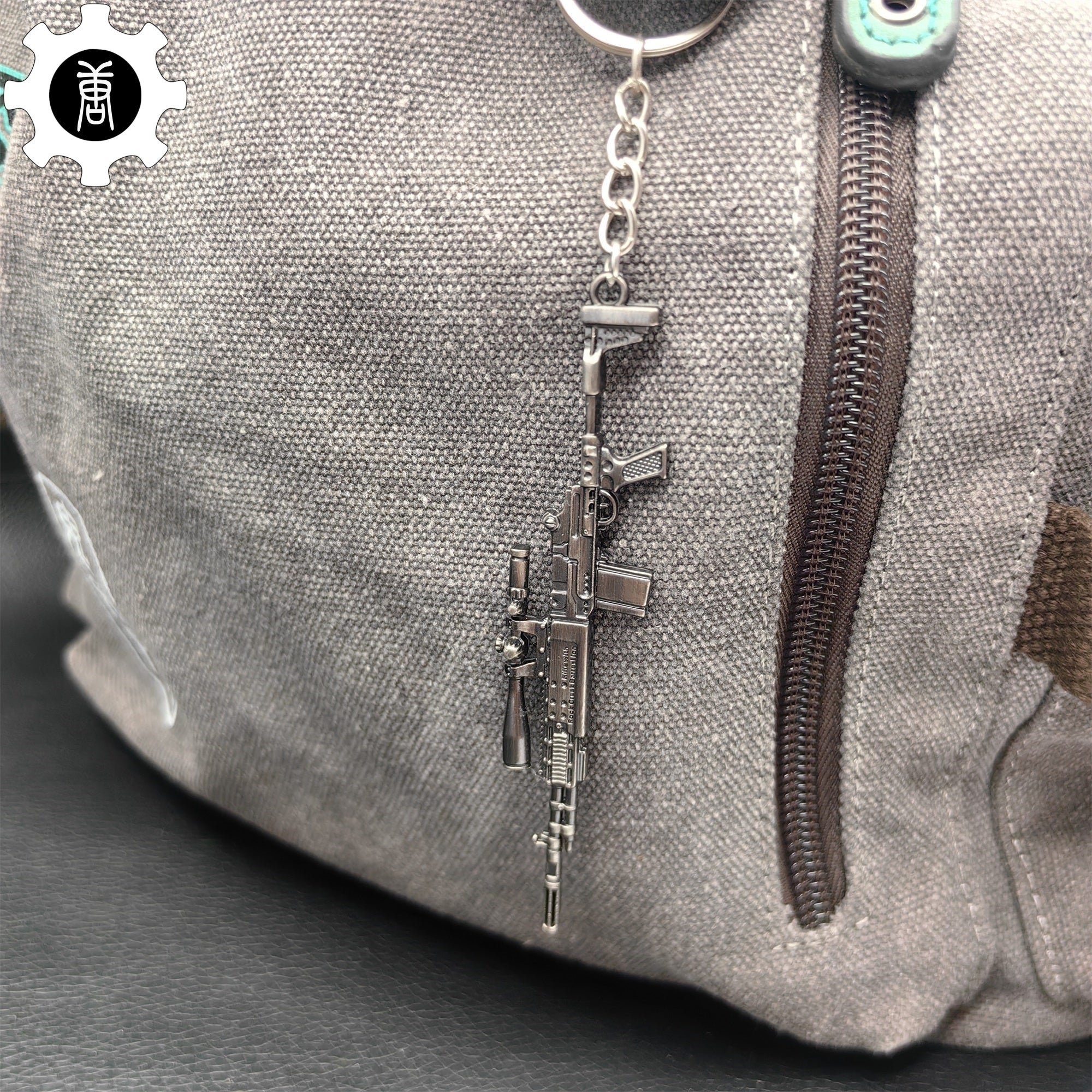 Mini M14 Sniper Rifle Metal Keychain - Tophatter Daily Deals