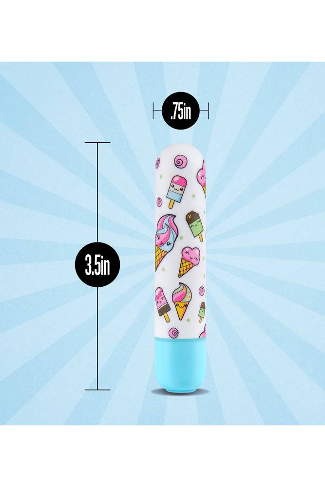 Blush Novelties - Sweets - Mini Sweet Cream Bullet Vibrator - Blue Sex Toy - Tophatter Daily Deals