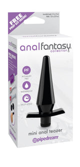 Pipedream - Anal Fantasy - Mini Anal Teazer Vibrating Butt Plug - Black Sex Toy - Tophatter Daily Deals
