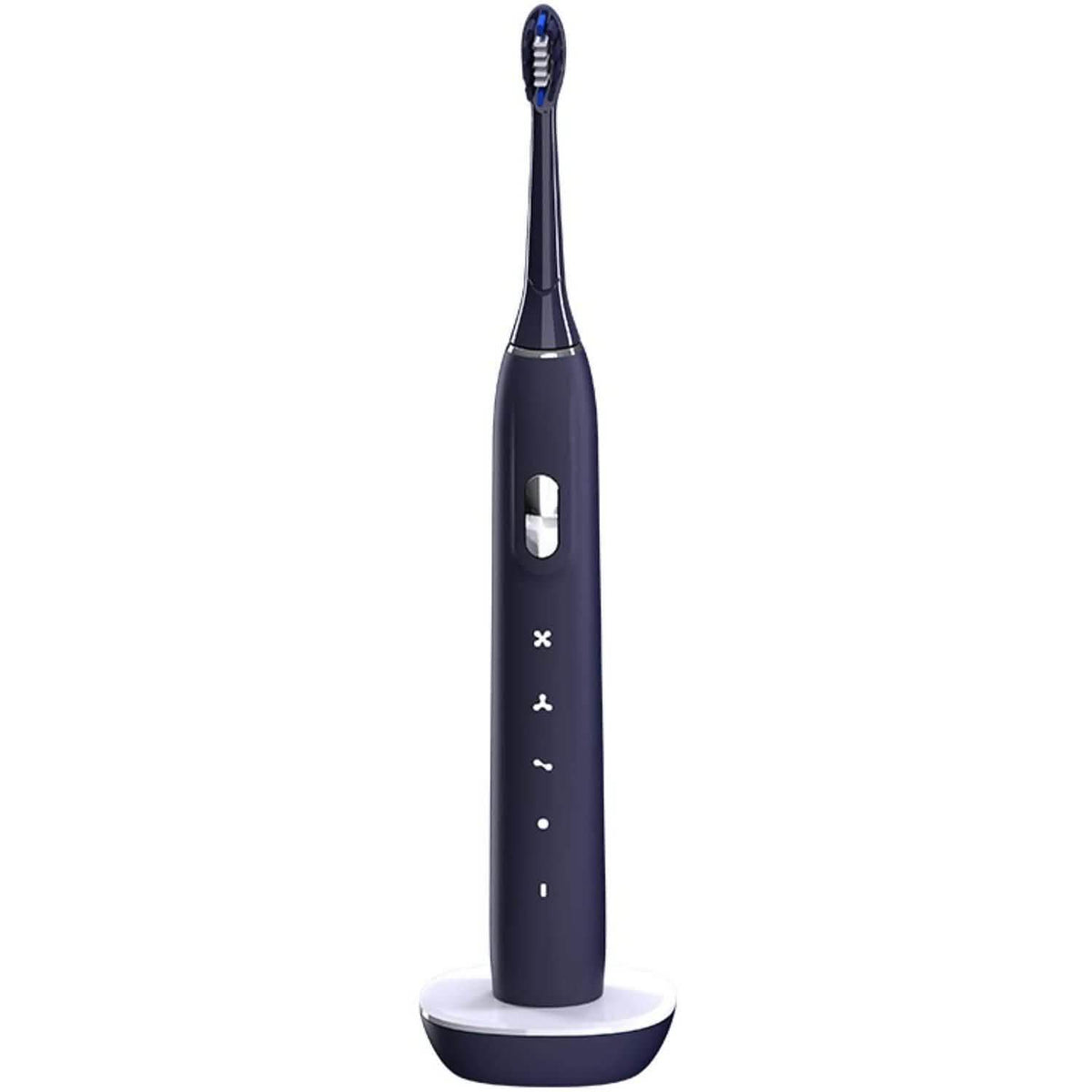 Miniluck Rechargeable Electric Toothbrush with Replacement Toothbrush Heads Blue Beauty & Personal Care - Tophatter Daily Deals