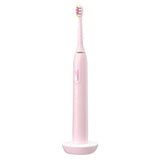 Miniluck Rechargeable Electric Toothbrush with Replacement Toothbrush Heads Pink Beauty & Personal Care - Tophatter Daily Deals