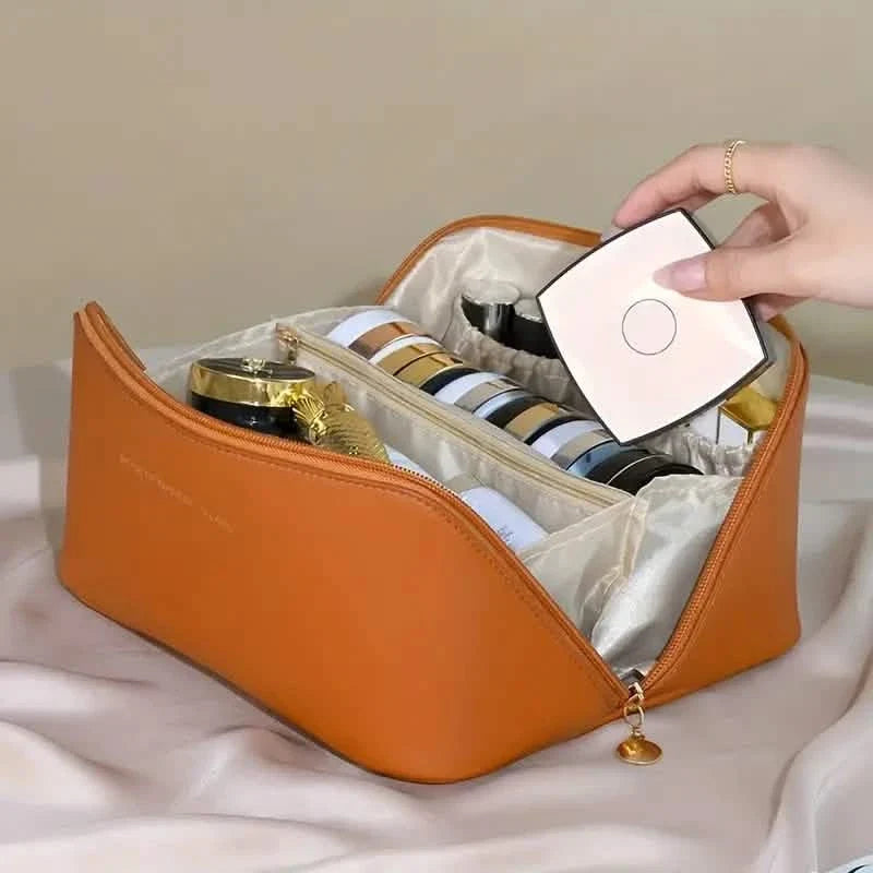 Minimalist Makeup Zipper Pouch Mocha Beauty & Personal Care - Tophatter Daily Deals