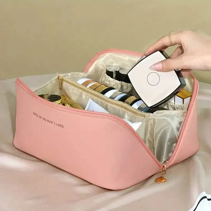 Minimalist Makeup Zipper Pouch Pink Beauty & Personal Care - Tophatter Daily Deals